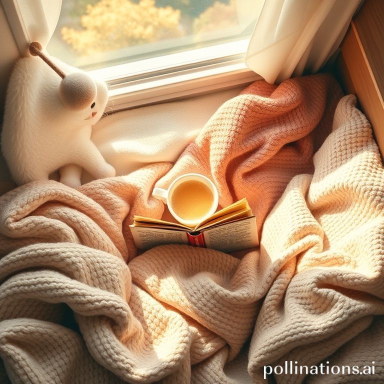 A person comfortably reading a physical book with a warm beverage in a cozy, well-lit nook, soft blankets, gentle morning light, focus on quiet learning and personal growth, inviting and relaxing atmosphere, rich textures, ultra detailed, photorealistic