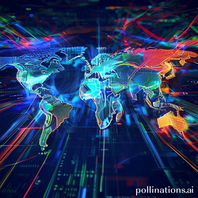 A futuristic digital currency symbol glowing over a stylized world map, with BRICS+ nation flags subtly integrated into the design. The background shows abstract lines of digital data flow, emphasizing global connectivity and innovation. The mood is one of progress and significant change, with vibrant blues and greens, cinematic atmosphere, ultra realistic, highly detailed, 8k quality, photorealistic, Brics Nations Unveil a new era