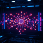 A futuristic, sleek AI interface displaying a complex neural network diagram with glowing nodes and lines, representing advanced GPT-6 capabilities, set against a dark, high-tech background with subtle blue and purple lighting, reflecting innovation and deep learning, cinematic, ultra realistic, highly detailed, 8k quality, photorealistic